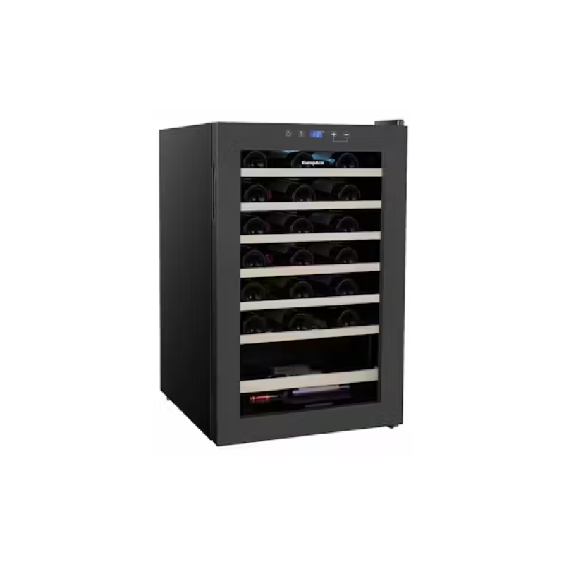 Europace EWC3481DGY 48 Bottle Dual Zone Wine Cooler Refrigerator - Perfect for Home, Bar, or Restaurant Wine Storage & Display