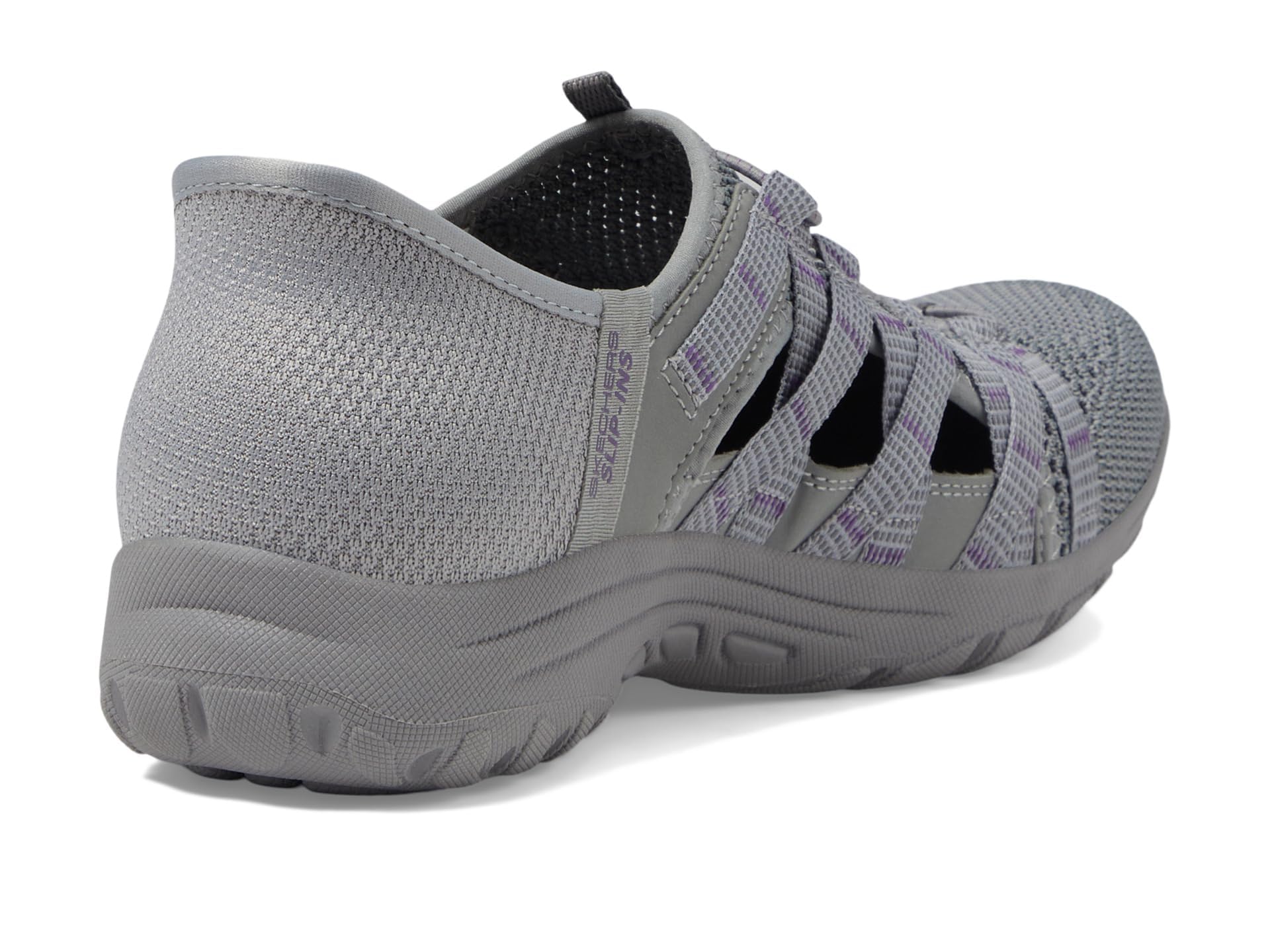 Skechers Women's Slip-Ins Reggae Fest 2.0 Sneakers - Comfortable Walking Shoes with Memory Foam in Gray | Perfect for Casual Wear, Travel & Everyday Comfort
