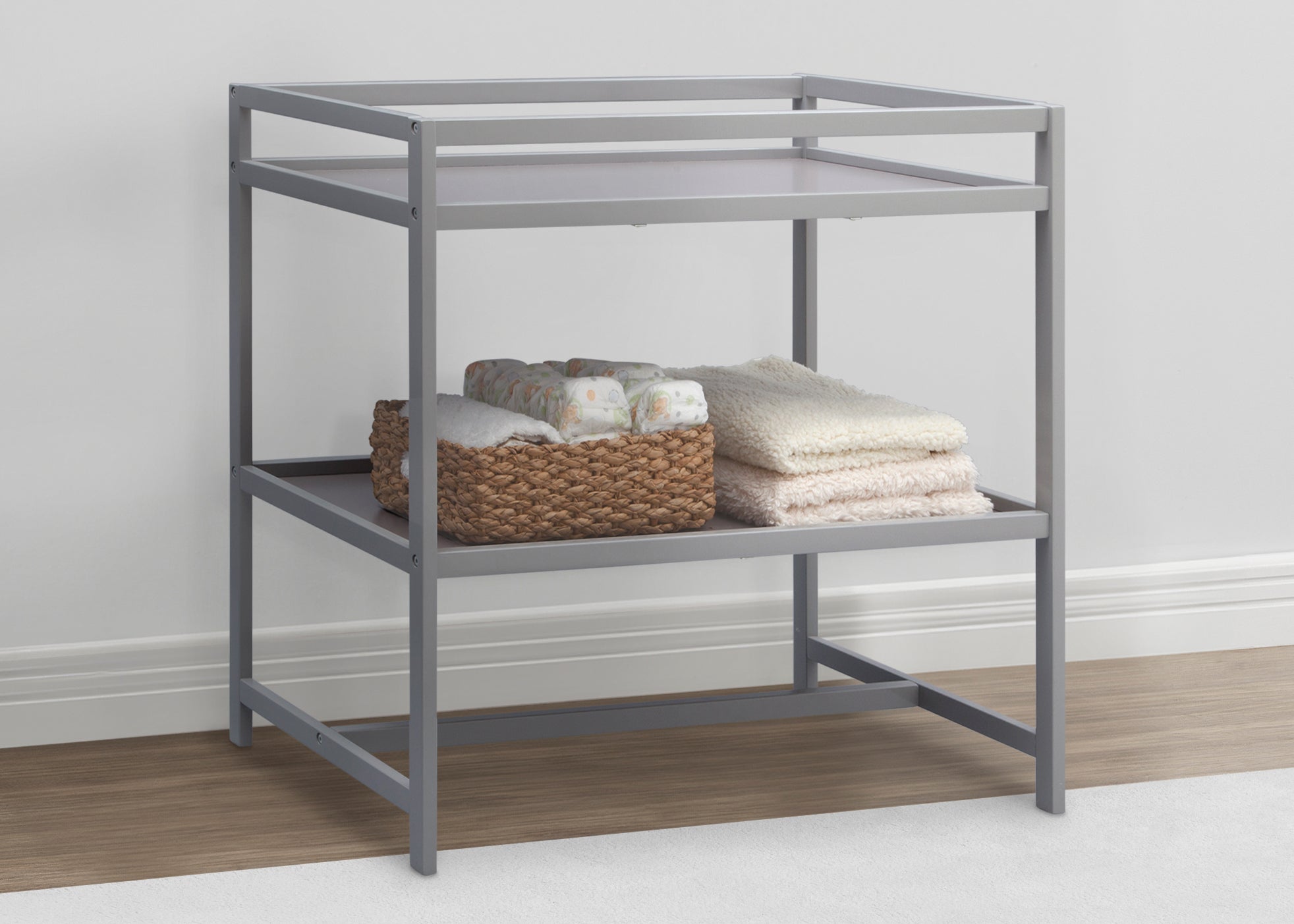 Baby Changing Table with Safety Straps & Storage Baskets - Waterproof Nursery Dresser for Diaper Changes - Perfect for Daycare, Nursery & Home Use