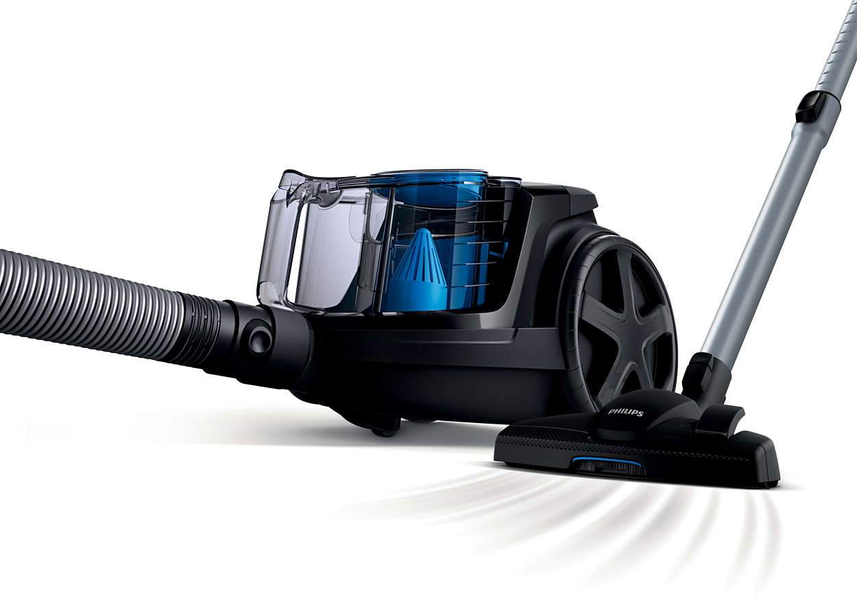 FC9350 Powerful Bagless Vacuum Cleaner with HEPA Filtration - Lightweight, Quiet & Efficient for Pet Hair, Hardwood Floors & Carpets - Perfect for Home, Office & Car Cleaning