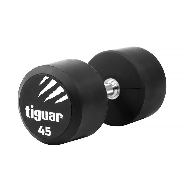 Tiguar 45kg PU Coated Dumbbell Set - Premium Weight for Home Gym, Strength Training & Fitness Workouts