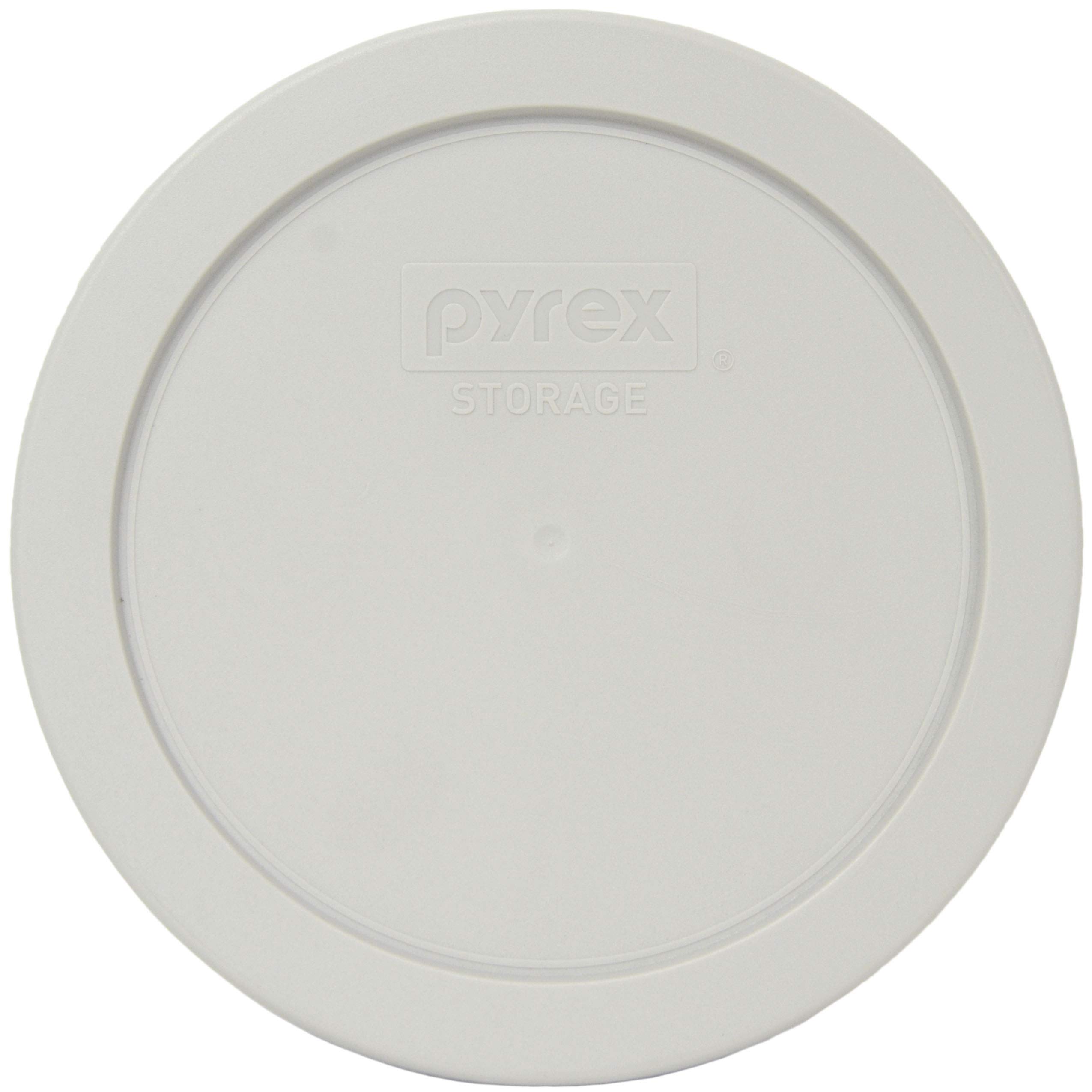 Pyrex 7201-PC Sleek Silver Round Plastic Food Storage Replacement Lid - Made in USA - Perfect for Meal Prep, Leftovers & Pantry Organization