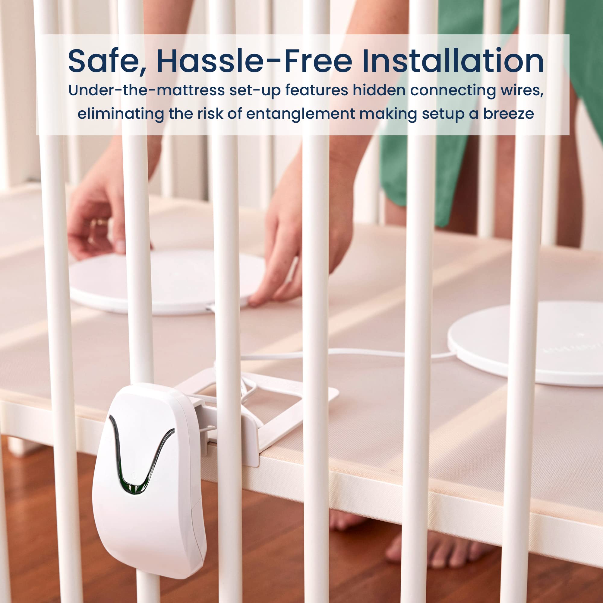Babysense HD Baby Monitor with Camera & Sensors for Safe Sleep Monitoring