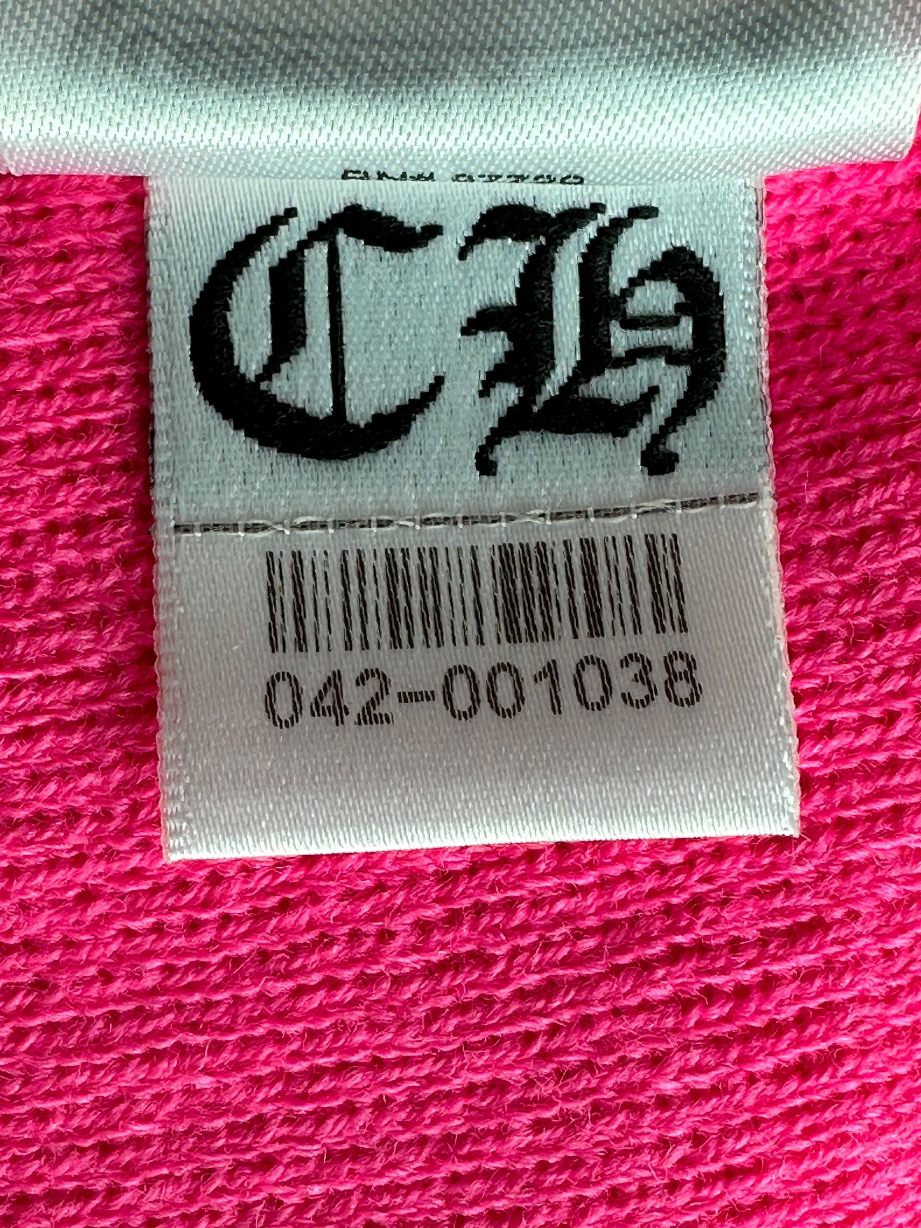 Chrome Hearts Pink & Black CH Logo Embroidered Beanie Hat for Women & Men - Stylish Winter Accessory for Outdoor Activities