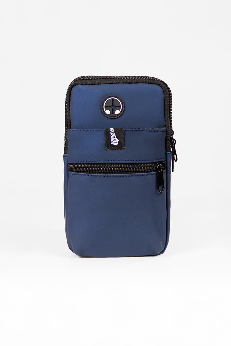 Kingpin Blue Portable Cell Phone Stand - Perfect for Home, Office, and Travel Use
