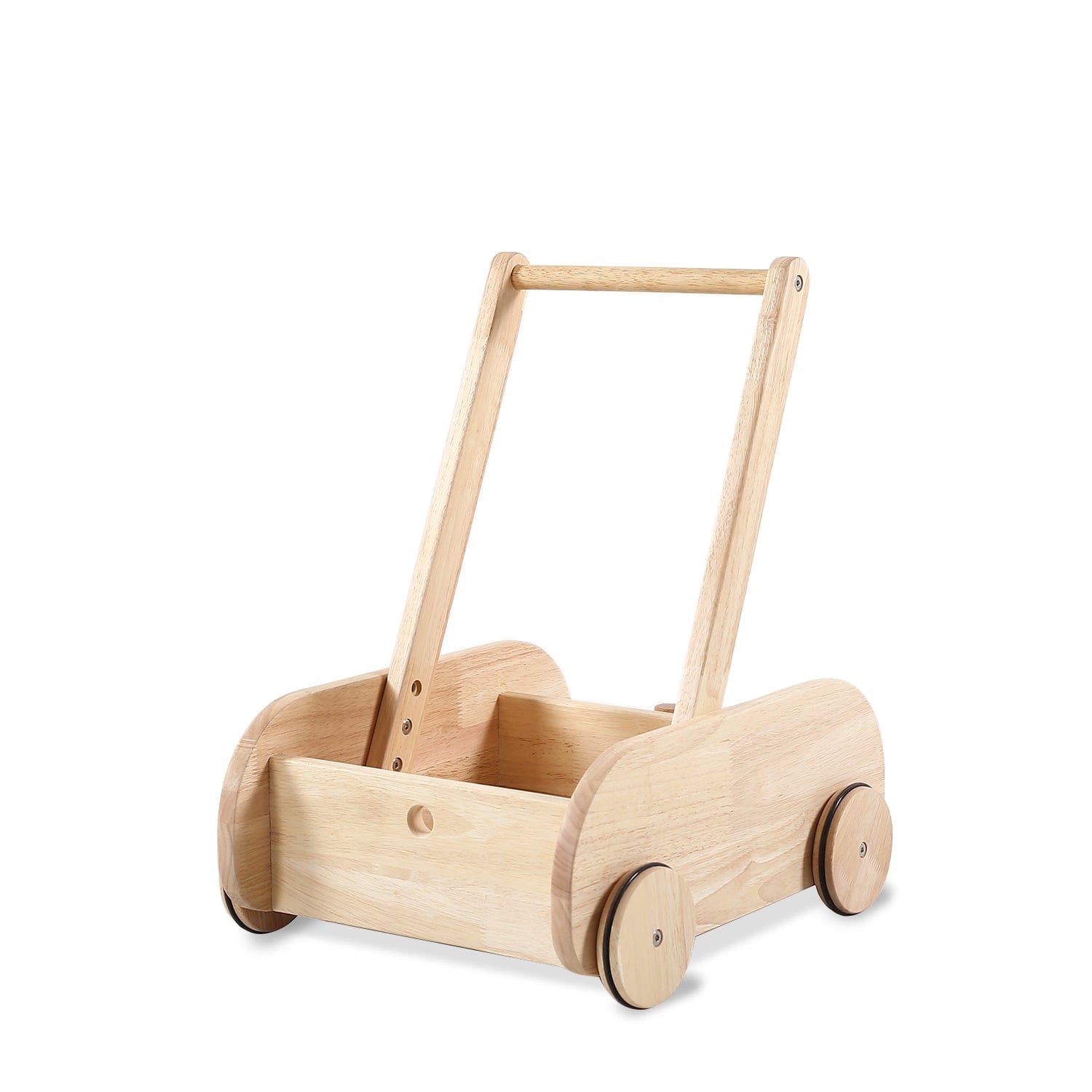 RHEA Adjustable Wooden Baby Walker for Toddlers - Safe & Sturdy Learning Walking Aid for Infants - Perfect for Home, Nursery, and Playtime Development