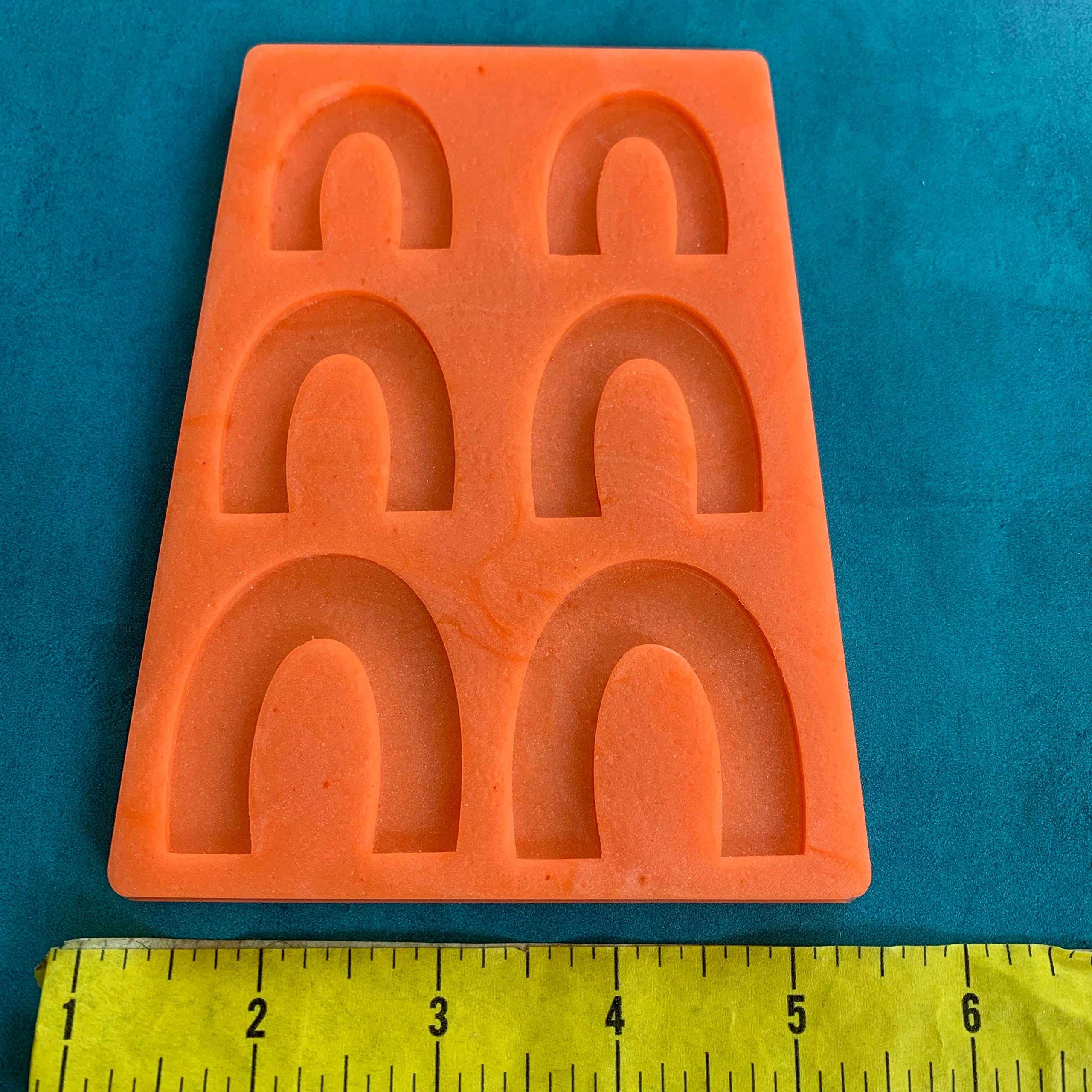 Polymer Clay U-Shape Earring Silicone Mold - DIY Rainbow Jewelry Making Tools & Supplies for Handmade Earrings, Pendants & Craft Projects | Perfect for TV Show Inspired Creations & Gift Making