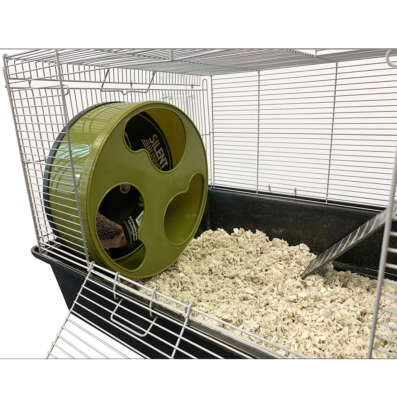 Exotic Nutrition Hedgehog Home & Starter Kit - Durable Cage, Exercise Wheel, Healthy Hedgehog Food, Natural Treats, Multi-Vitamin & Hideout for Small Pets - Perfect for Hedgehog Habitat Setup & Daily Care