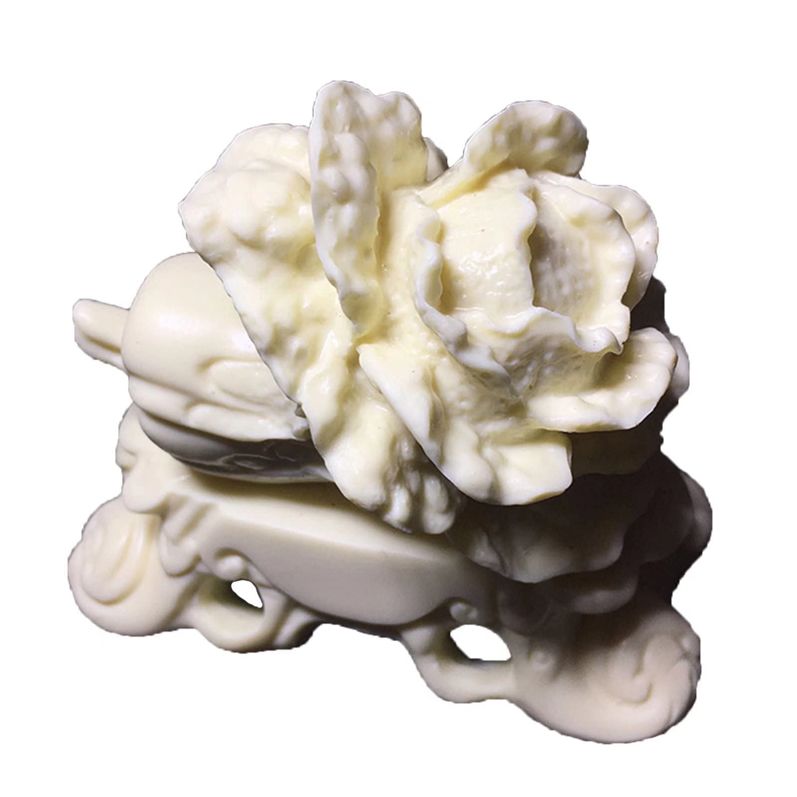 Feng Shui Bok Choy Cabbage Statue - Lucky Charm for Wealth & Prosperity, Home & Office Decor, Perfect for Living Room, Desk & Gift Giving