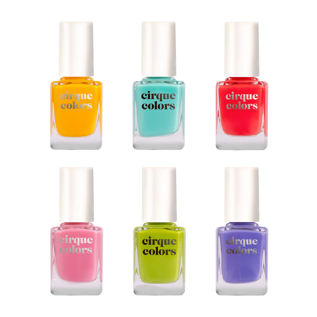 Cirque Colors Glazed 2024 Collection - Long Lasting Vegan Nail Polish Set (6 Colors) for Gel-Like Shine | Perfect for Manicures, Pedicures & Nail Art | Cruelty-Free & Non-Toxic