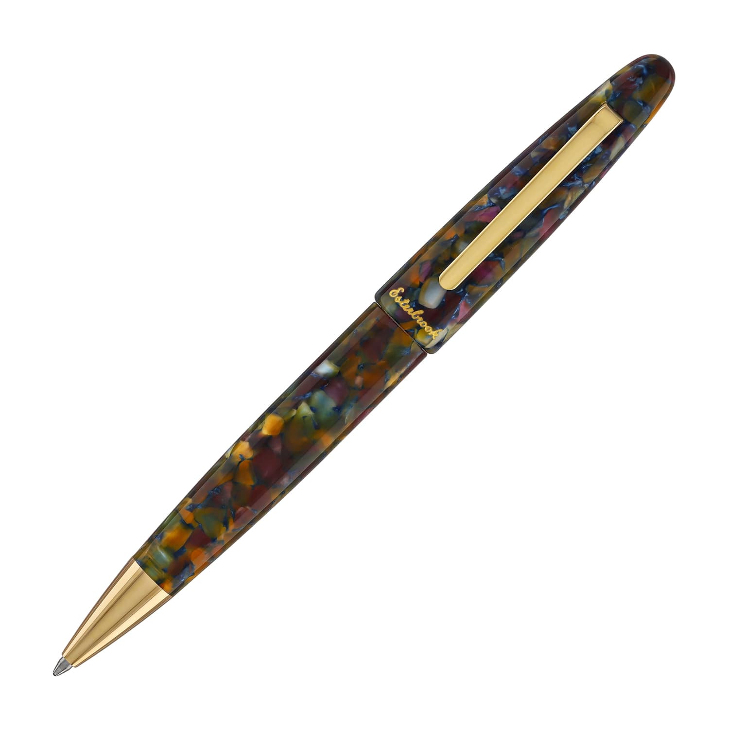 Esterbrook Estie Ballpoint Pen - Botanical Gardens Design with Gold Trim - Premium Writing Instrument for Office, Journaling & Gift Giving