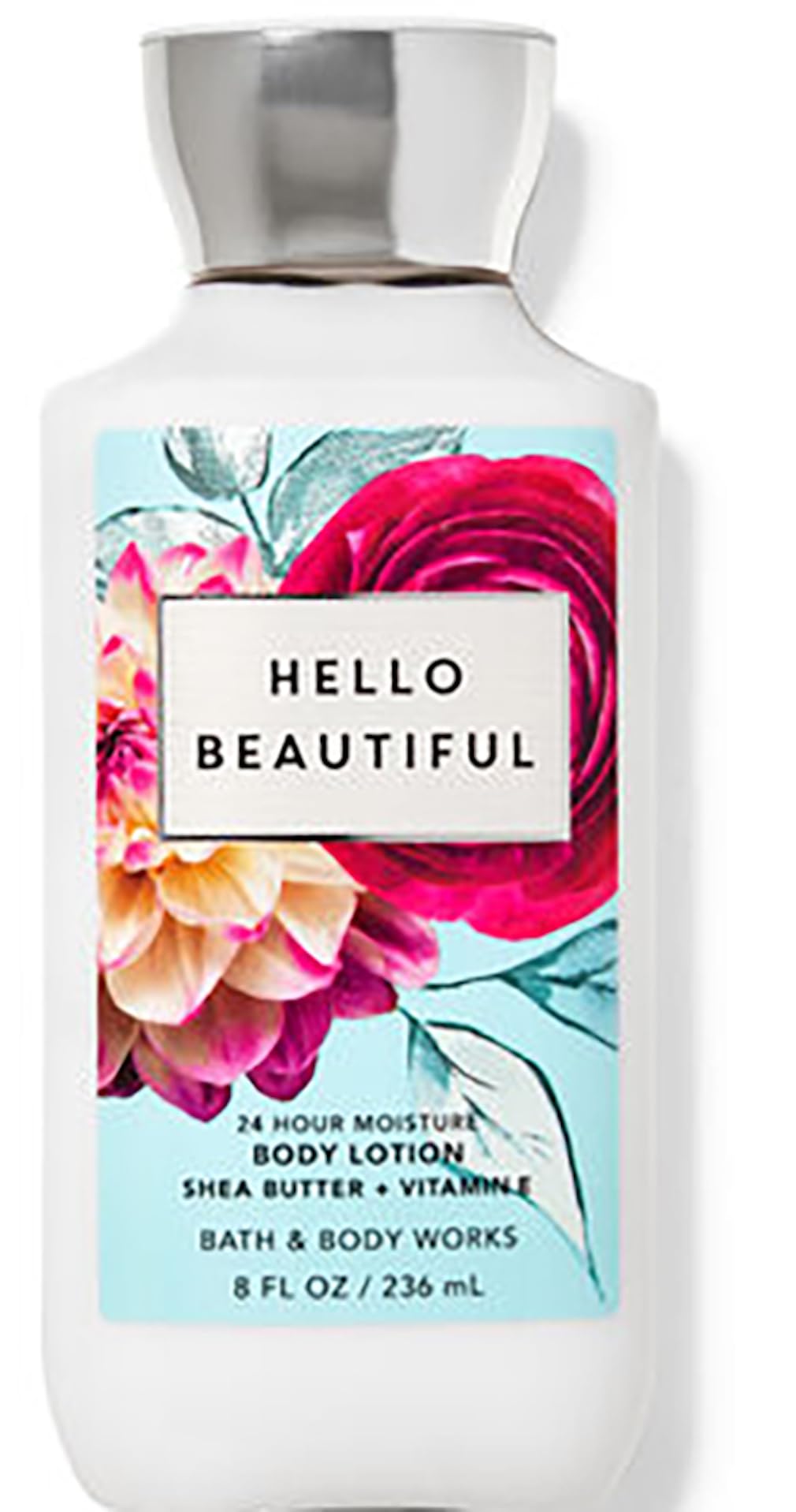 Bath & Body Works Hello Beautiful Body and Hand Lotion - 8oz Pack (Floral Scent) for Moisturizing Dry Skin | Perfect for Daily Hydration & Gift Giving