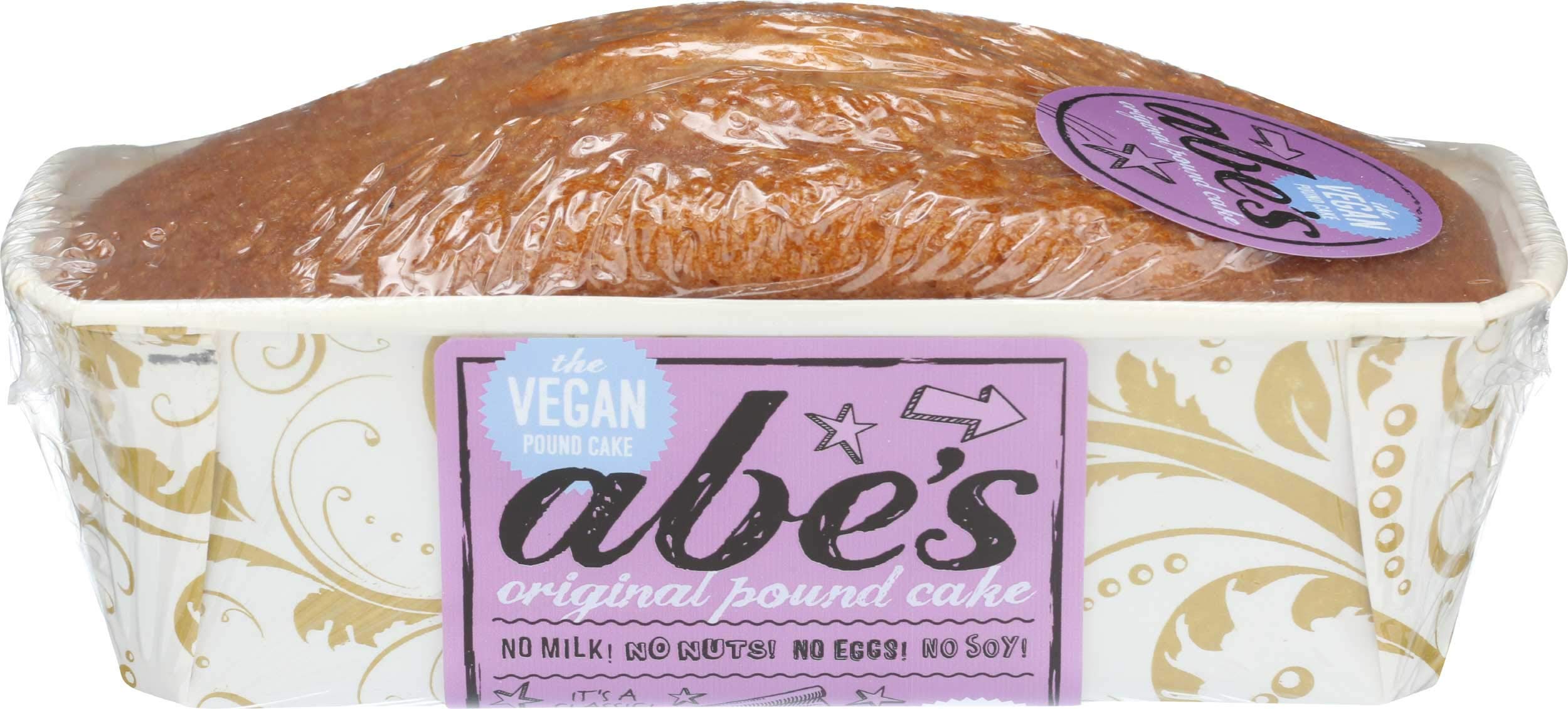 Abes Vanilla Vegan Pound Cake - 14 Ounce (6 Pack) | Dairy-Free, Egg-Free Dessert for Parties, Snacks & Special Occasions