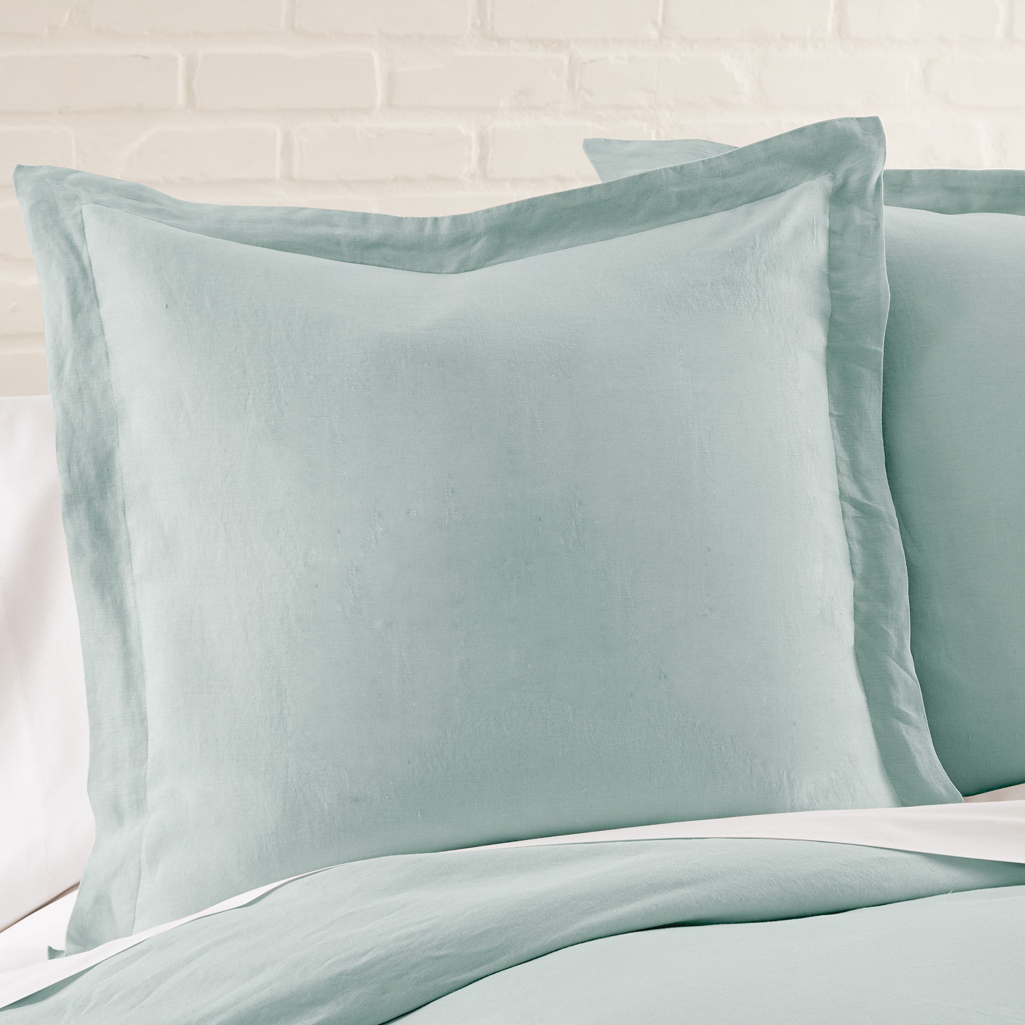 Premium Washed Linen Sham - Soft & Breathable Pillow Cover for Bedroom Decor - Perfect for Master Bedroom, Guest Room & Cozy Home Styling
