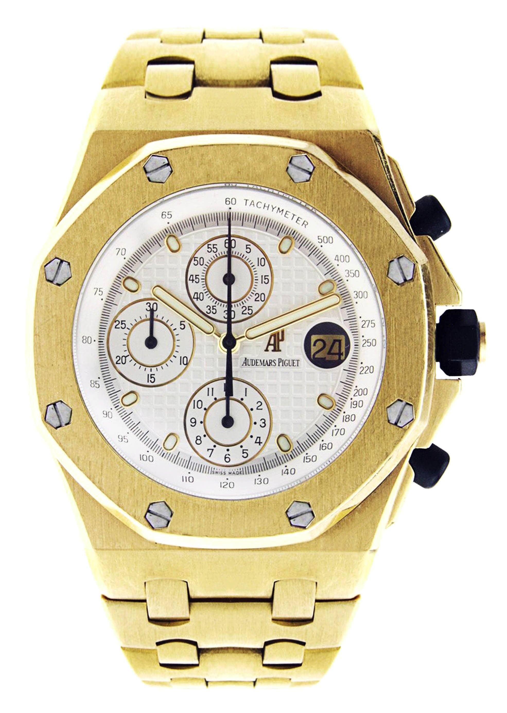 Audemars Piguet Royal Oak Offshore 42mm Yellow Gold Men's Luxury Watch - Perfect for Business, Gifting & Special Occasions