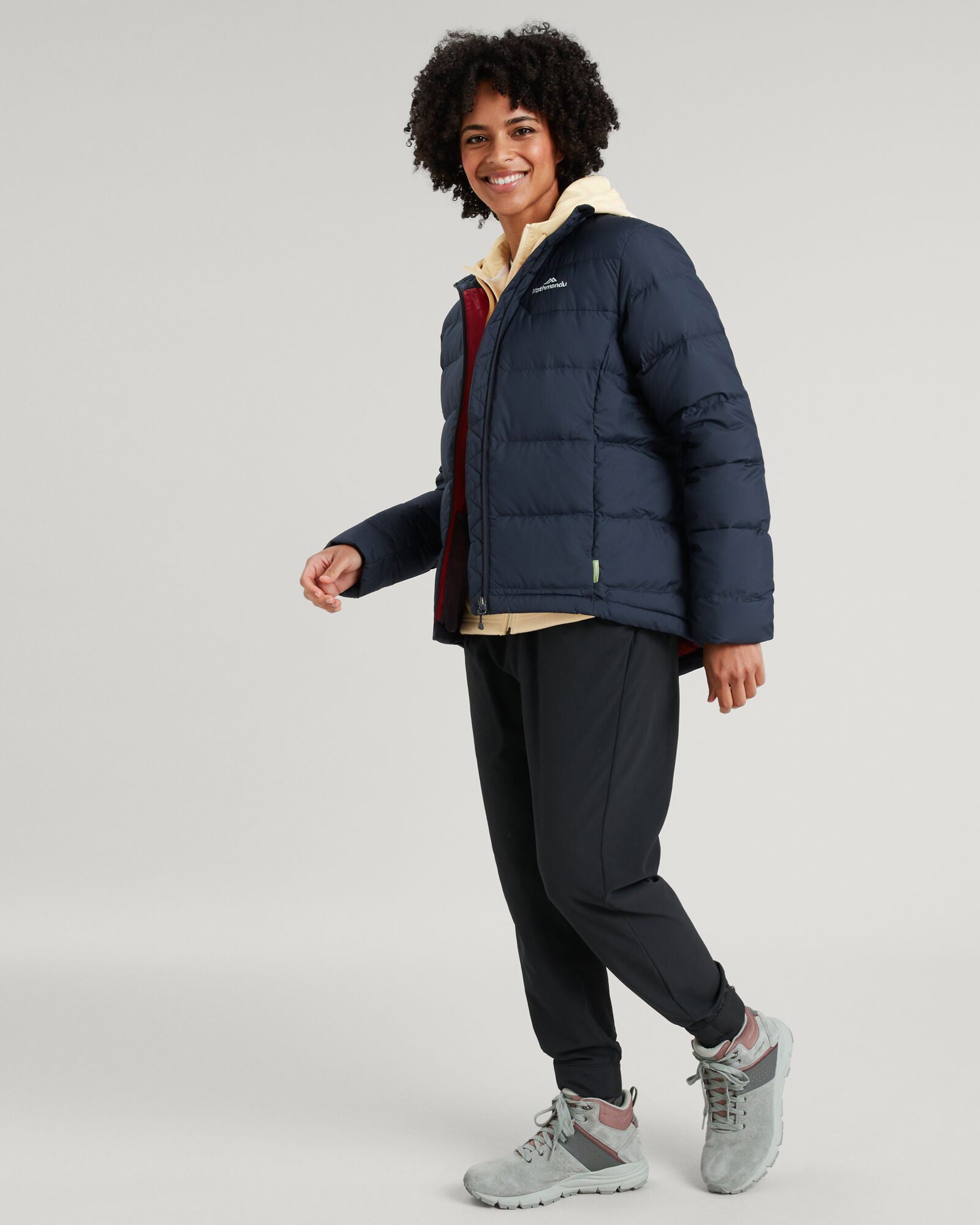 Women's Epiq Down Jacket - Waterproof Winter Coat with Hood, Lightweight Warm Puffer Jacket for Cold Weather (Midnight Navy) - Perfect for Skiing, Hiking & Outdoor Activities
