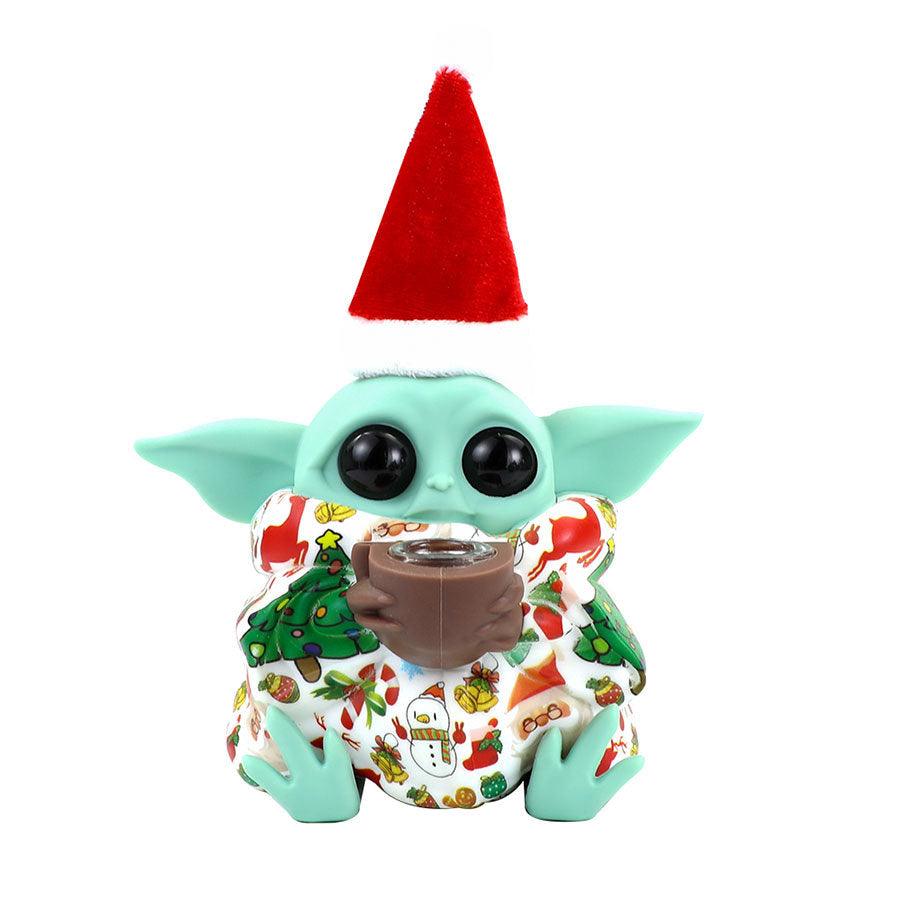 Star Wars Yoda Silicone Gel Pipe - Detachable Christmas Gift Smoking Set for Fans | Perfect for Holiday Gifts, Collectibles & Themed Parties