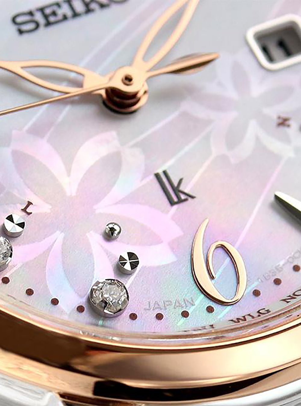 SEIKO LUKIA 2023 SAKURA BLOOMING LIMITED EDITION SSVV080 Ladies Watch - Japanese Made JDM Automatic Movement - Perfect for Women's Fashion, Office Wear & Special Occasions