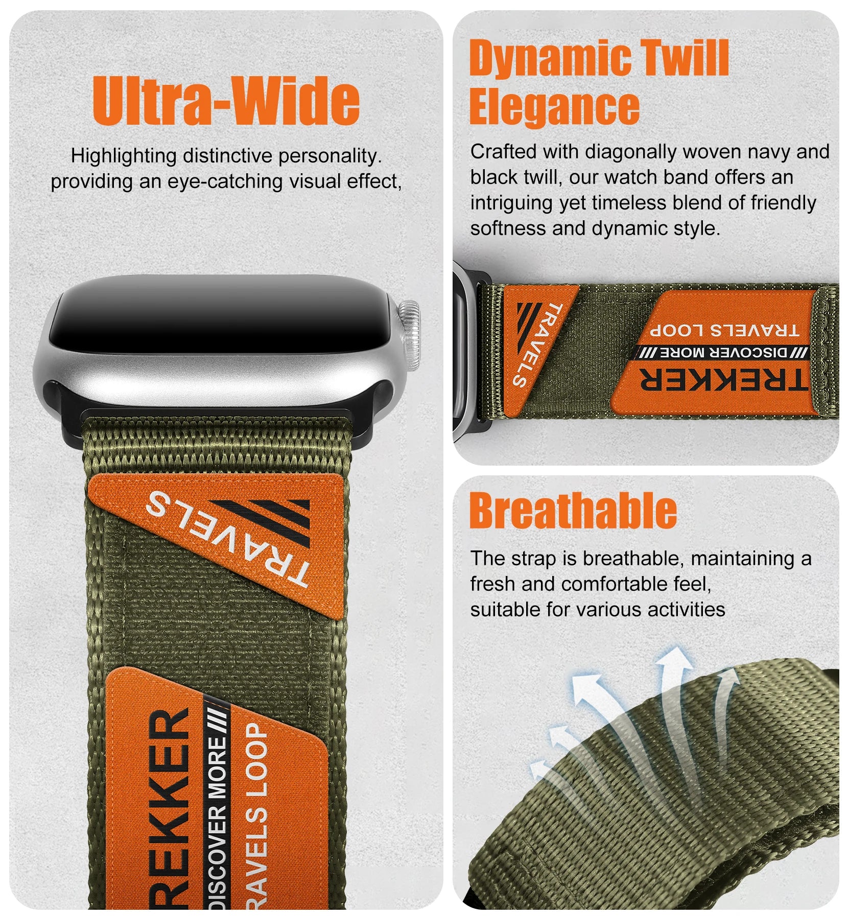 Trekker Travel Loop - Durable Adjustable Luggage Strap for Secure Packing | Perfect for Airplane, Train & Road Trips | New Arrival Travel Accessories