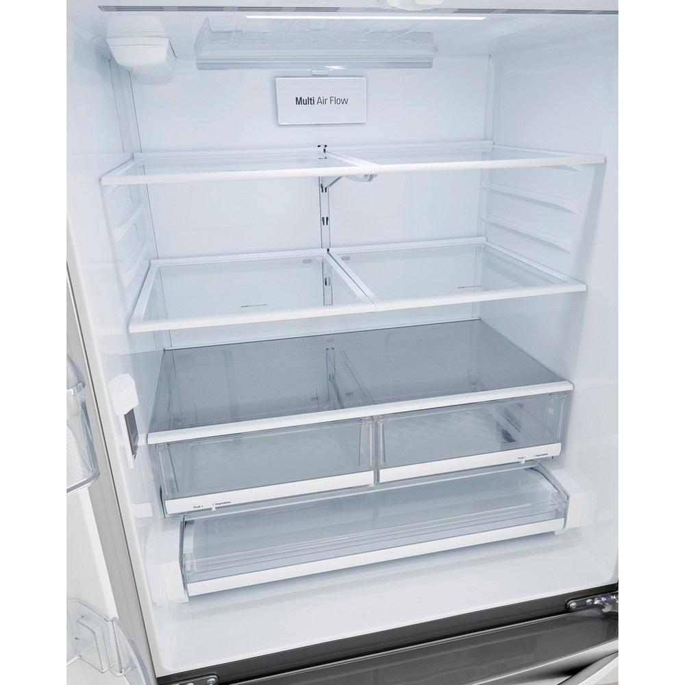 LG LMWC23626S 36-Inch 4-Door French Door Refrigerator - 23 Cu. Ft. Stainless Steel Smart Counter-Depth Fridge with Door-in-Door & Ice Maker - Perfect for Modern Kitchens & Open Floor Plans