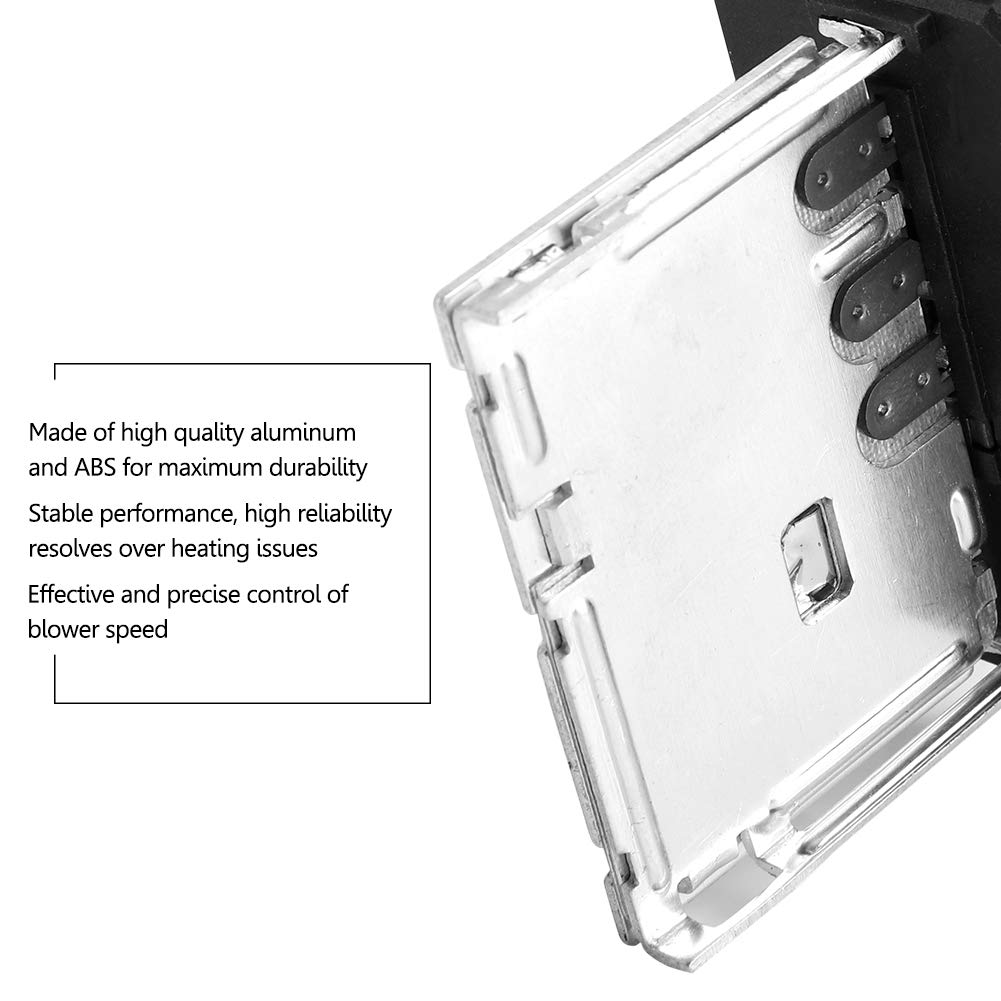KIMISS Heater Motor Blower Fan Resistor Compatible with Nissan Versa 2007-2012, Cube, Tiida - Perfect for Winter Heating & AC System Repair