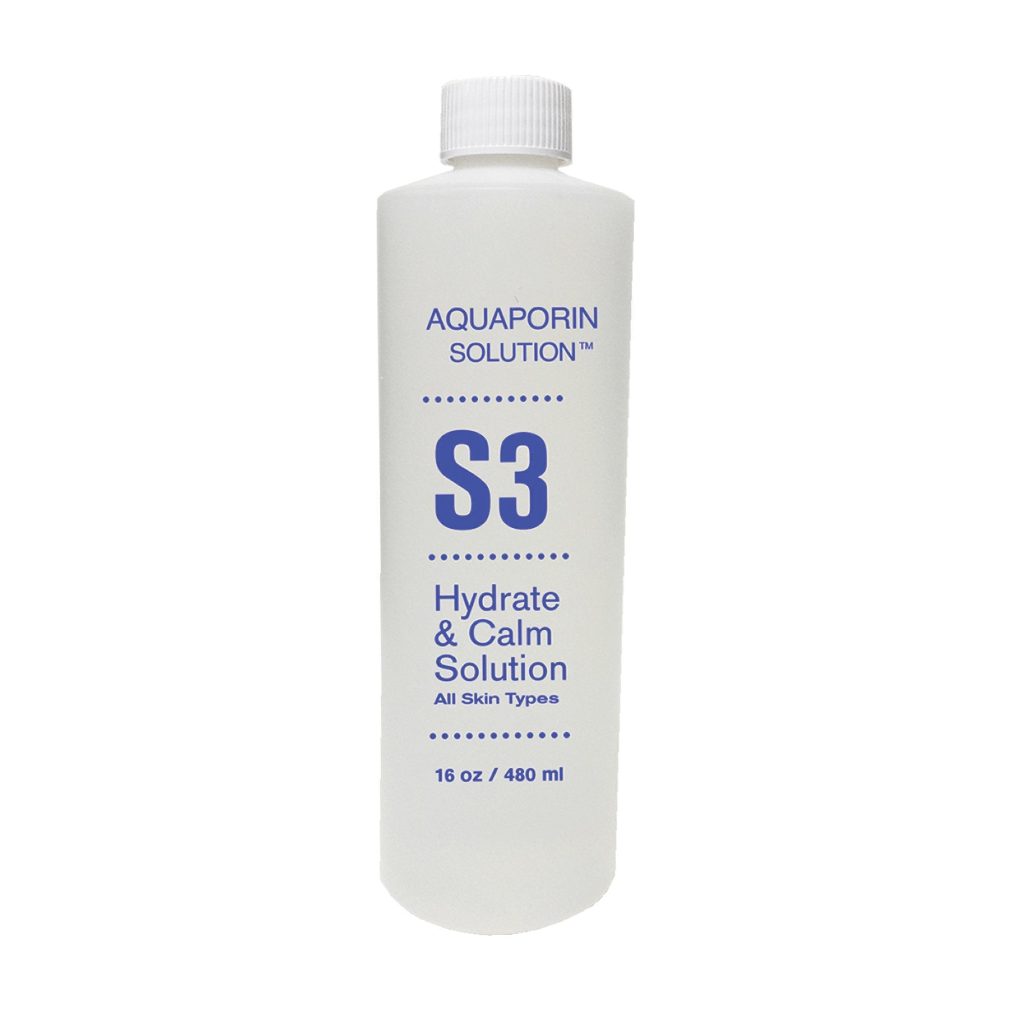Aquafusion Hydrate & Calm S3 Solution - 16oz Facial Hydration Spray for Dry Skin | Soothing & Refreshing Mist for Daily Skincare Routine, Travel & Gym Use