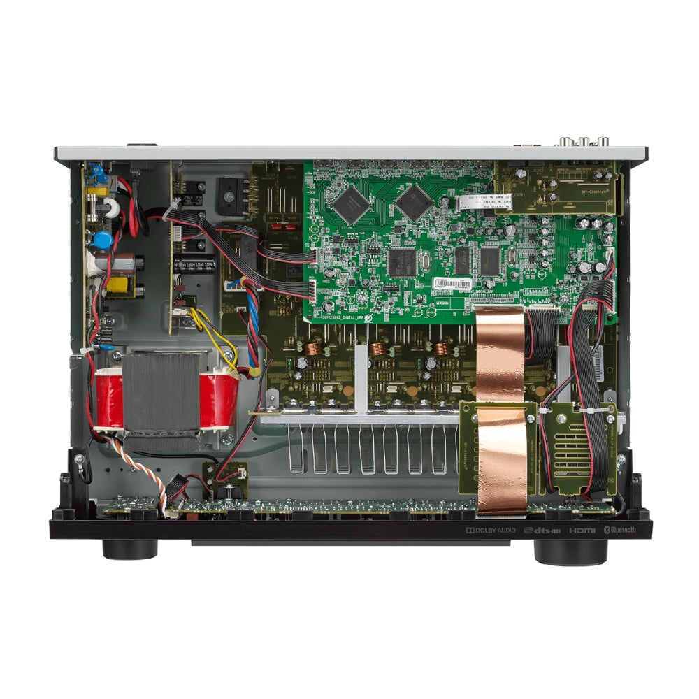 Denon AVR-X250BT 5.2 Channel AV Receiver with Accent Acoustics Hide & Seek 5.1 Home Theater Speaker System - Perfect for Movie Nights & Gaming Setup