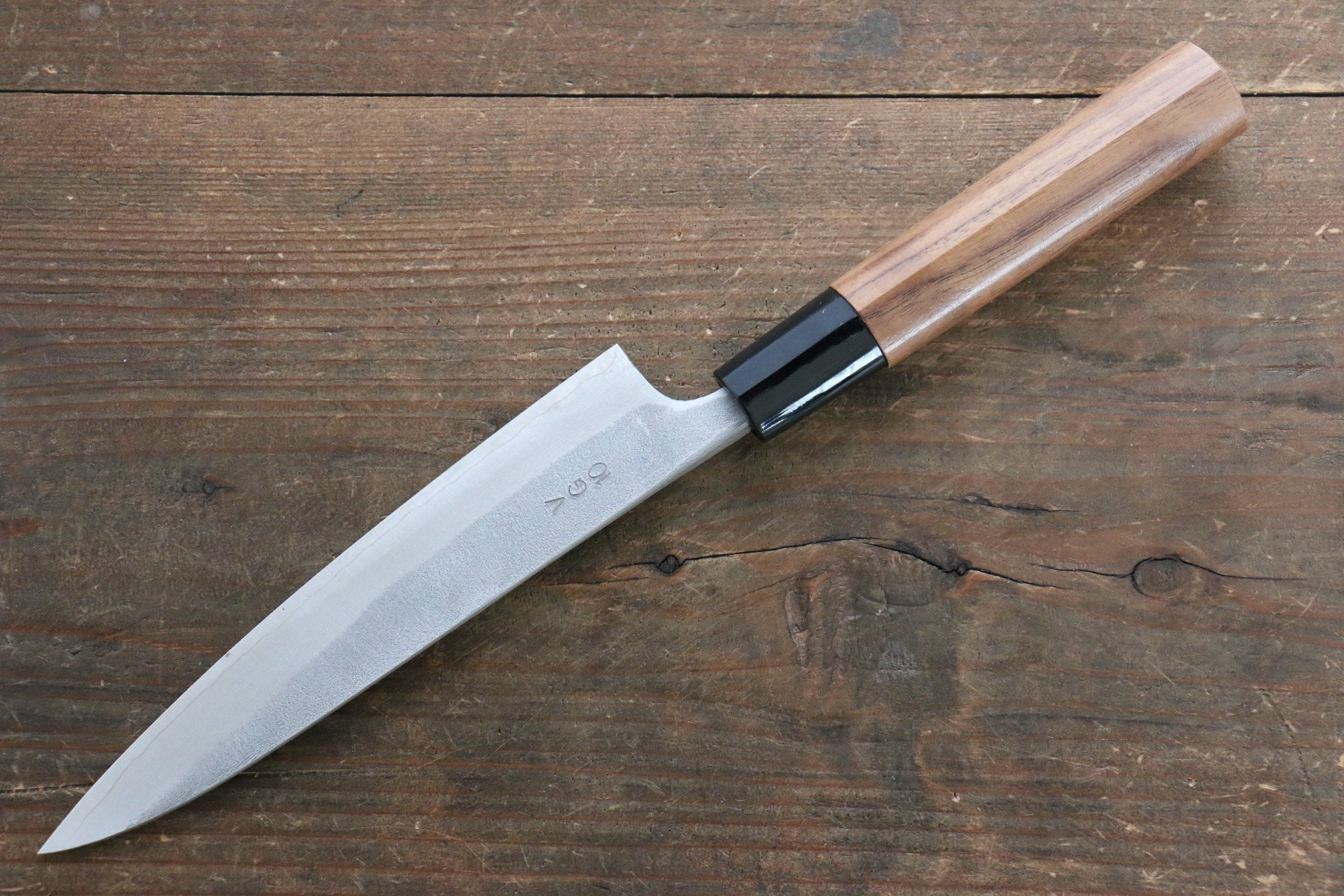 VG10 Nashiji Petty Utility Knife 150mm - Japanese Damascus Steel Blade with Walnut Handle - Perfect for Slicing, Chopping & Food Prep in Home Kitchen & Professional Use