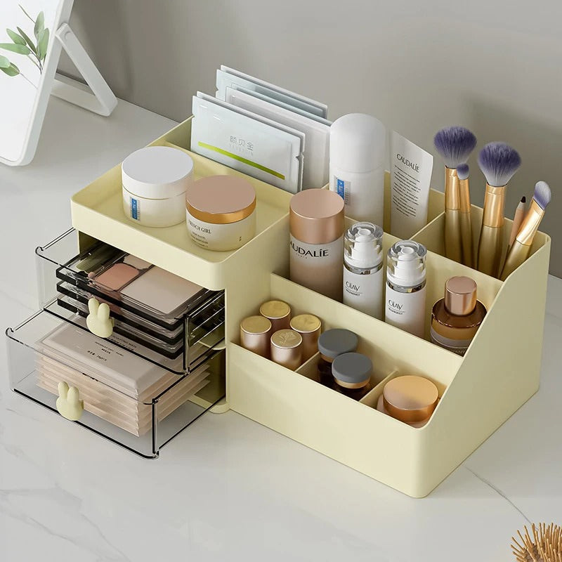 Cute Kawaii Desk Drawer Stationery Organizer - Perfect for Office, School & Home Use - Keep Pens, Pencils & Supplies Neatly Organized