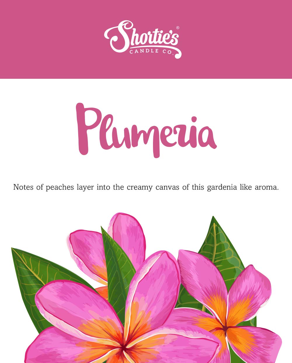 Pure Plumeria Soy Wax Votive Candles - Natural Fragrance Oil Scented Pink Floral Candles (6-Pack) - Perfect for Home Decor, Wedding Centerpieces & Relaxation Gifts