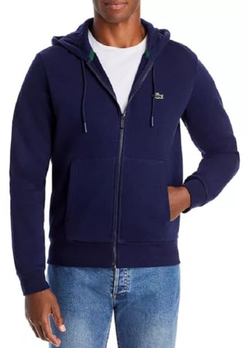 Men's Classic Fit French Terry Zip-Up Hoodie - Long Sleeve Comfortable Pullover for Casual Wear, Gym & Outdoor Activities