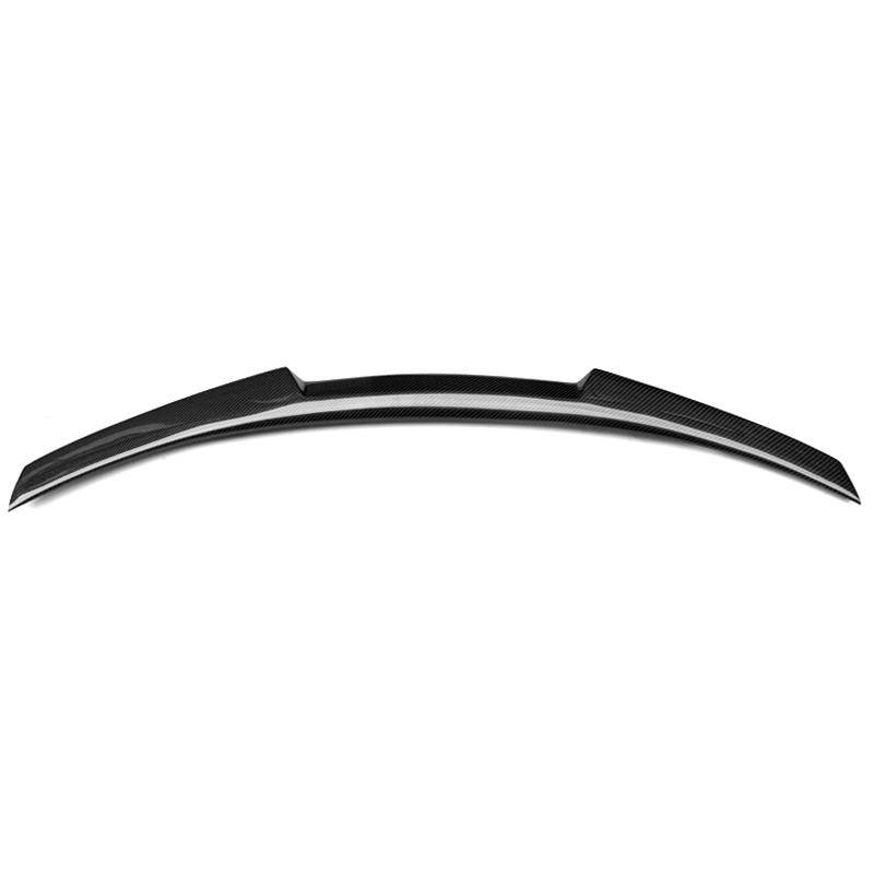 2017-2023 Audi A4/S4 Sedan V-Style Trunk Spoiler - Carbon Fiber or Glossy Black - Enhance Your Car's Sporty Look for Street Racing & Car Shows