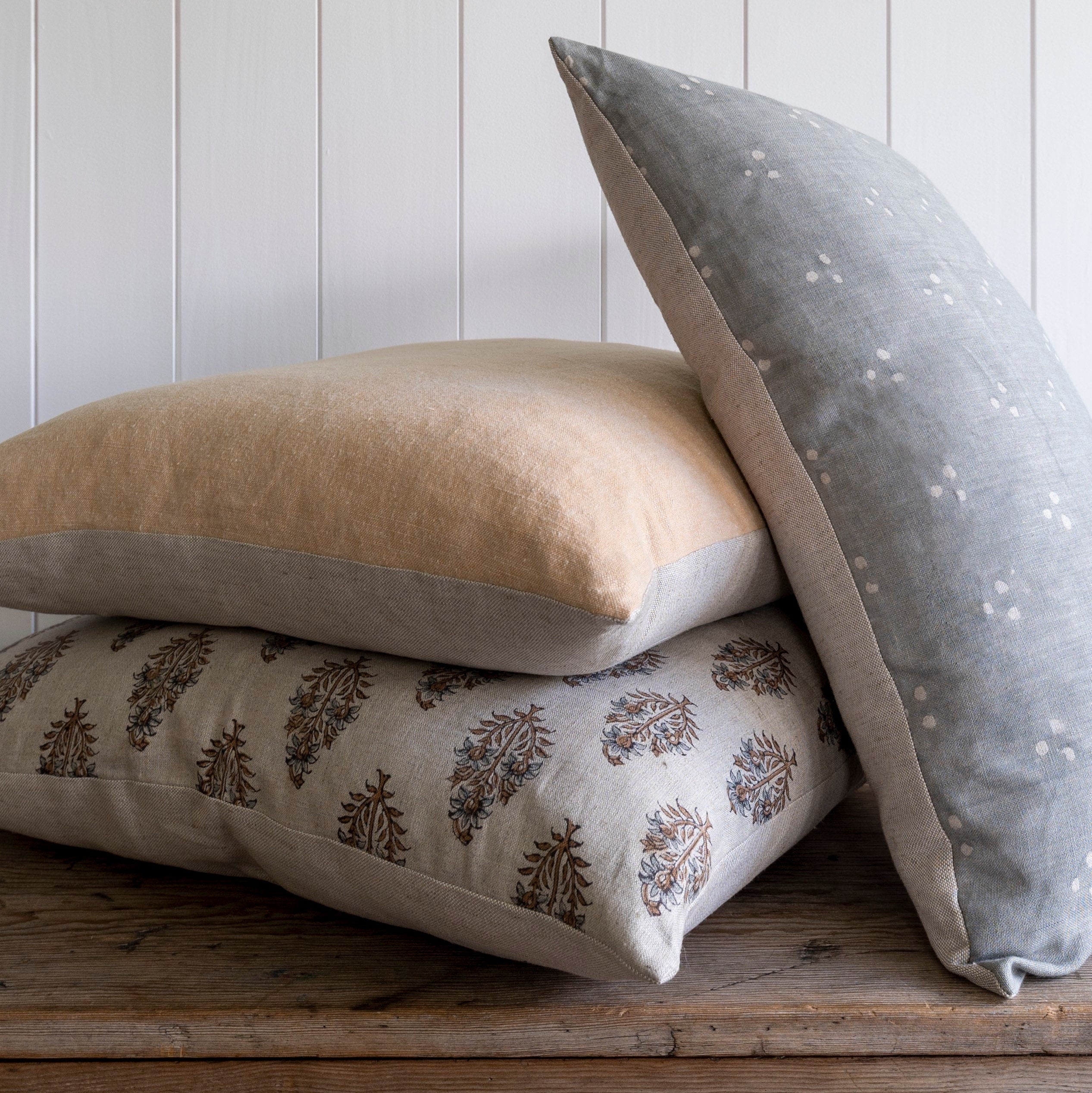 Designer Monrovia Sahara Motif Natural Cotton Pillow Cover - Bohemian Home Decor for Living Room, Bedroom & Outdoor