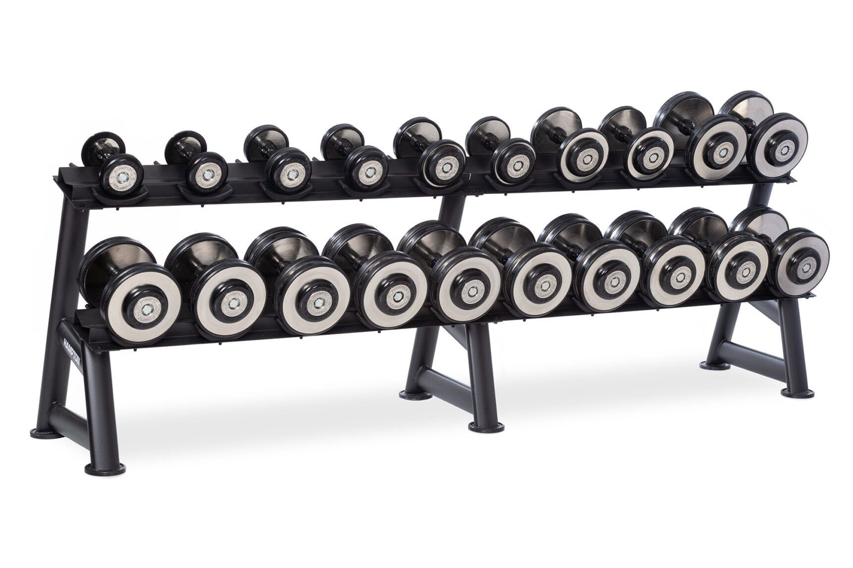 Hampton Eclipse Pro Style Dumbbells - Adjustable Weight Set for Home Gym, Strength Training & Fitness Workouts - Perfect for Muscle Building, CrossFit & Full Body Exercises