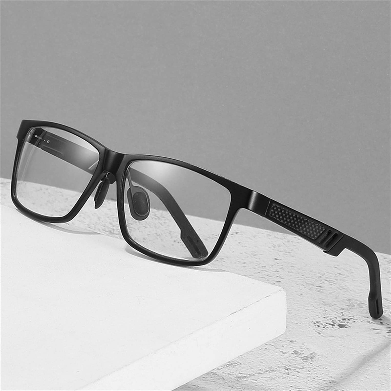 Anti Blue Light Reading Glasses for Men - Black Frame +1.5 | Office & Computer Use