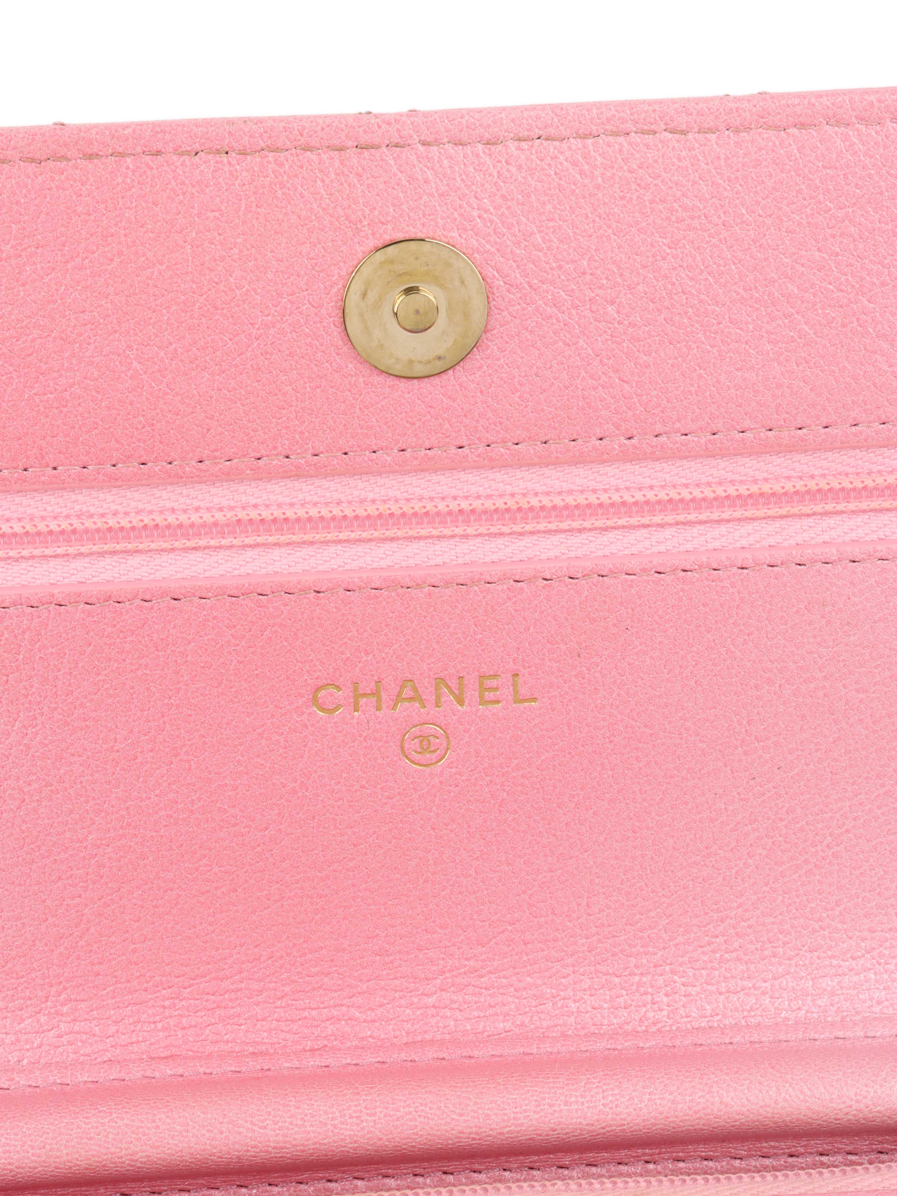 Chanel Light Pink Wallet on Chain - Stylish Crossbody Bag for Women | Perfect for Parties, Dates & Everyday Use