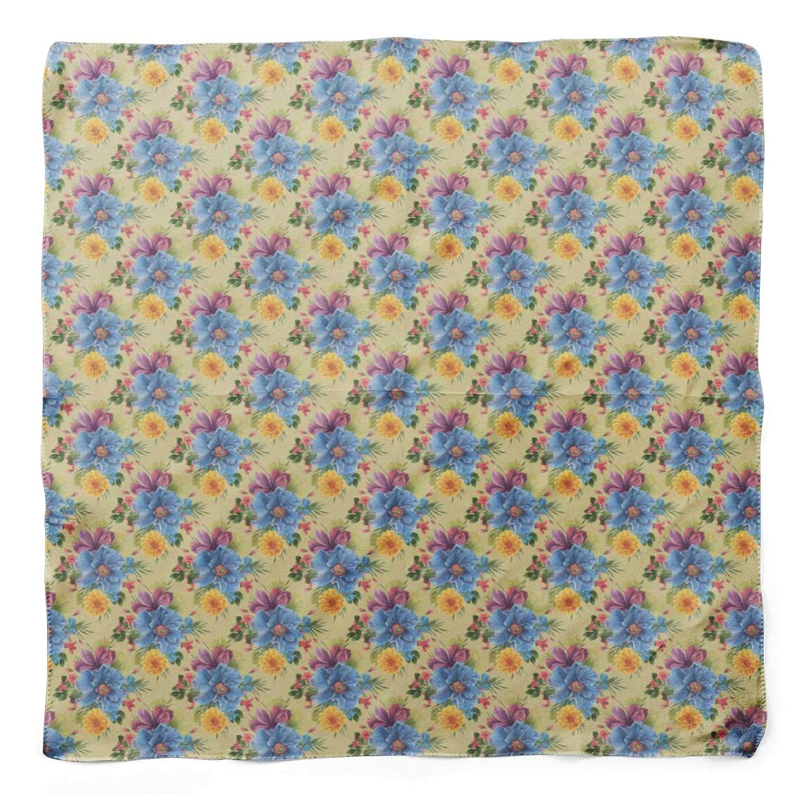 Bimba Printed Pure Silk Scarf for Women - Elegant Hair Wrap, Neck Scarf & Head Bandana Accessory - Perfect for Office, Travel and Special Occasions