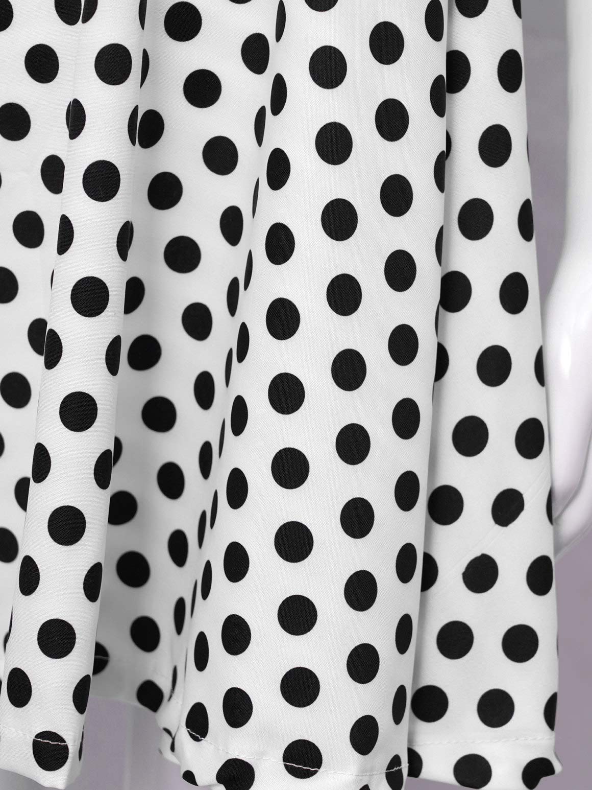 YiZYiF Girls' Polka Dot Short Sleeve Swing Dress - Flower Girl & Birthday Party Outfit for Toddlers - Perfect for Weddings, Easter, Photo Shoots & Special Occasions
