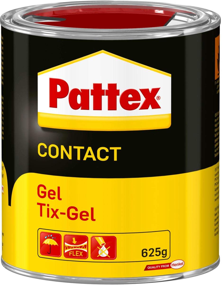 Pattex Neoprene Contact Glue - Strong Gel Formula for Leather, Rubber, Wood & More - 625g & 650g Options - Perfect for DIY, Shoe Repair & Craft Projects