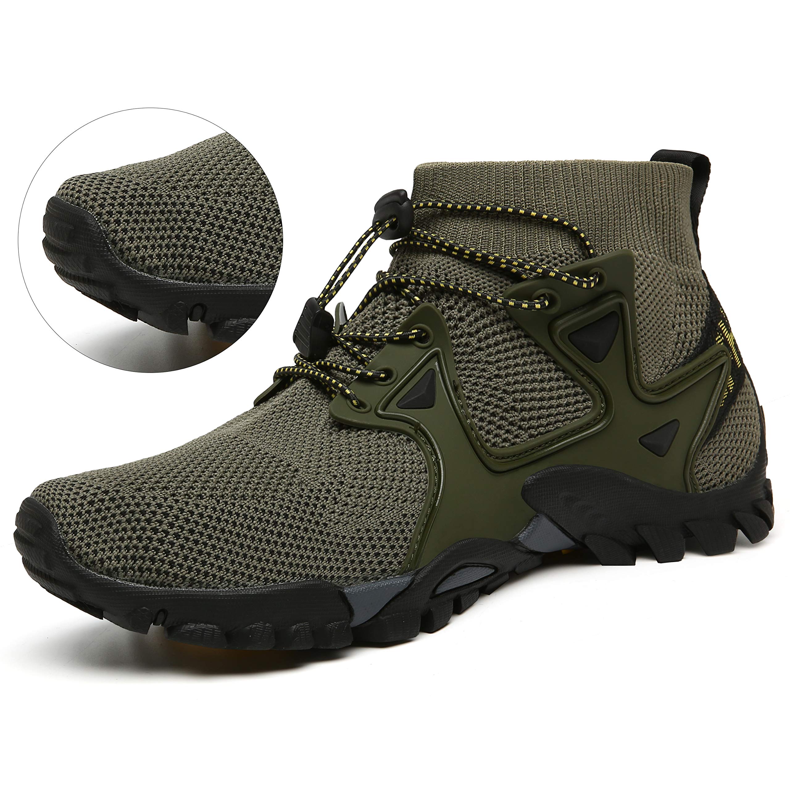 **Men's & Women's Hiking Shoes - Lightweight Trail Running & Trekking Shoes for Outdoor Sports, Walking, Jogging - Slip-Resistant Barefoot Sneakers for Travel & Fitness (Perfect for Hiking, Camping & Adventure)**