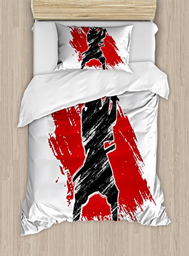 Red Black and White