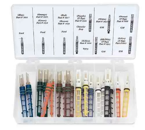AC Orifice Tube Assortment Kit 3007 - Universal Fit for Car AC Repair & Maintenance - Perfect for Mechanics & DIY Auto Cooling System Service
