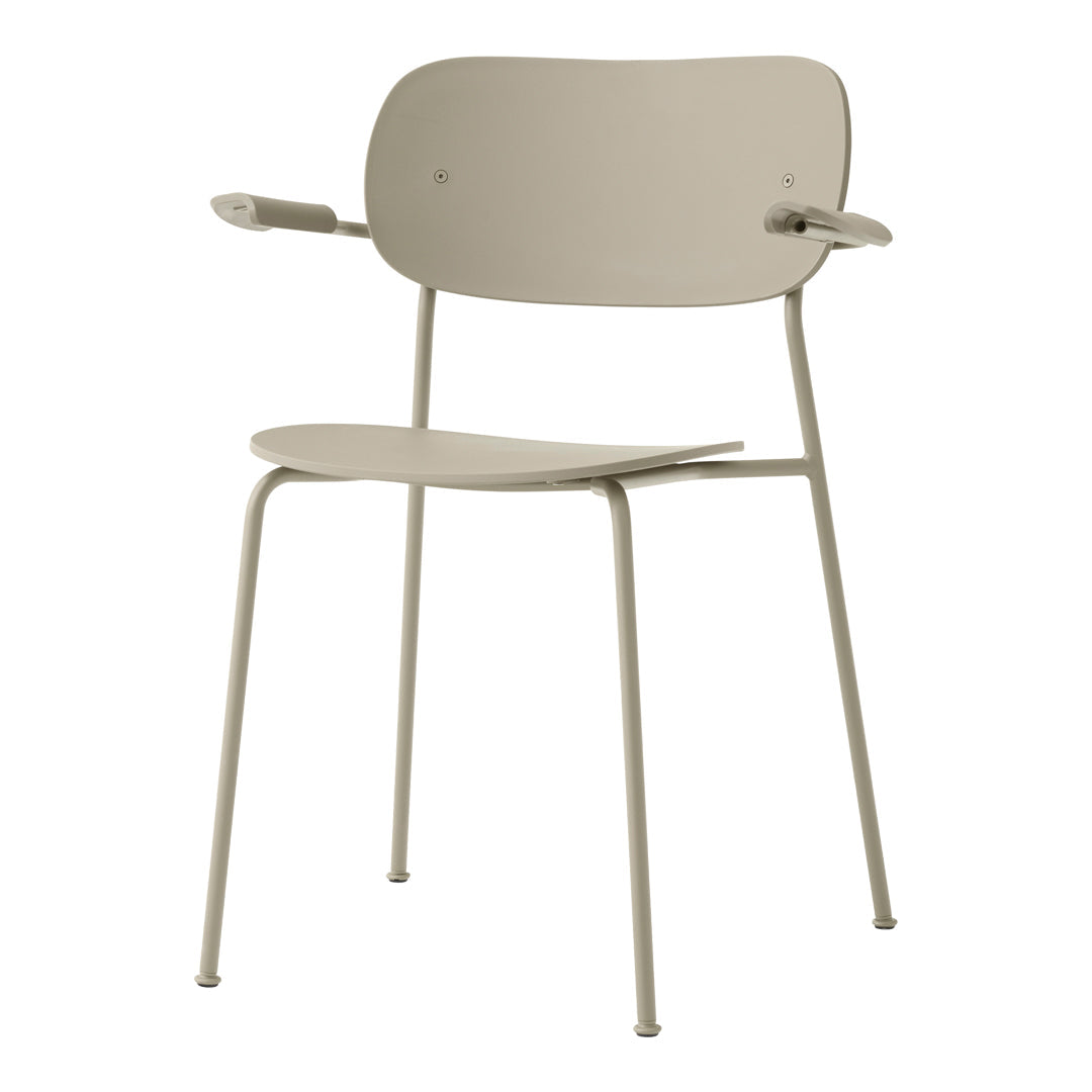 Outdoor Dining Chair with Armrest - Weather-Resistant Patio Furniture for Garden, Backyard, and Poolside Use