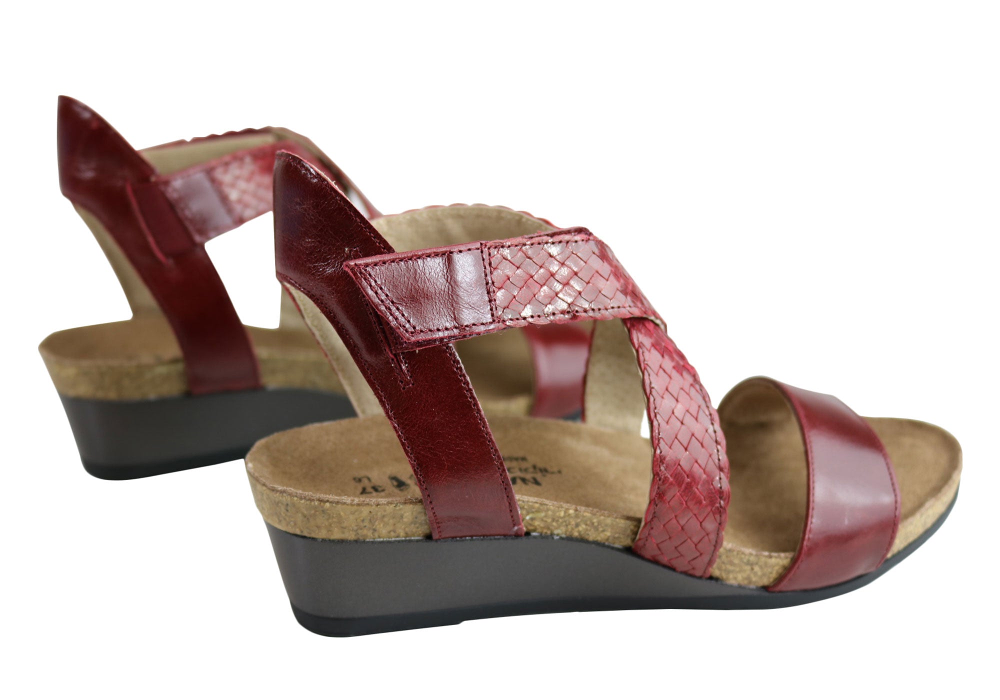 Naot Cupid Women's Leather Comfort Cushioned Supportive Wedge Sandals - Stylish & Orthopedic Footwear for Walking, Travel & Summer Outfits