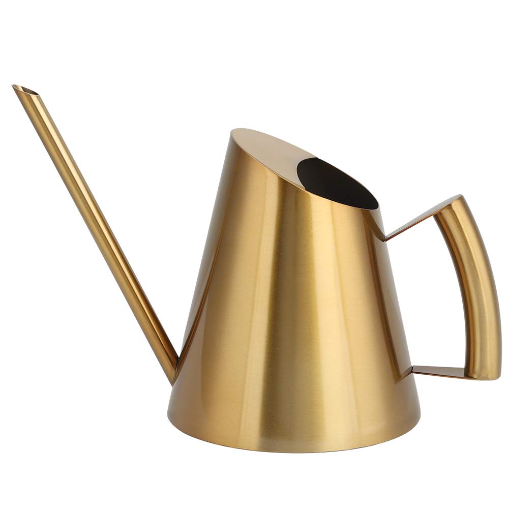 Stainless Steel Watering Can 400ml - Long Spout Indoor Outdoor Plant Watering Pot for Garden Flowers, Houseplants & Gardening Tools - Perfect for Home, Balcony & Office Plants