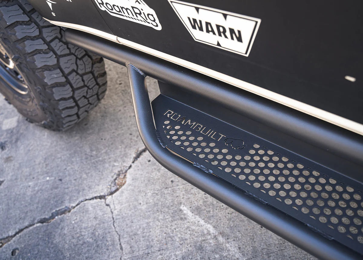 ROAMBUILT Tubular Side Step for 2007-2023 Mercedes Sprinter Van - Passenger Side Running Board - Easy Installation & Durable Design - Perfect for Camping, RV & Van Life Adventures