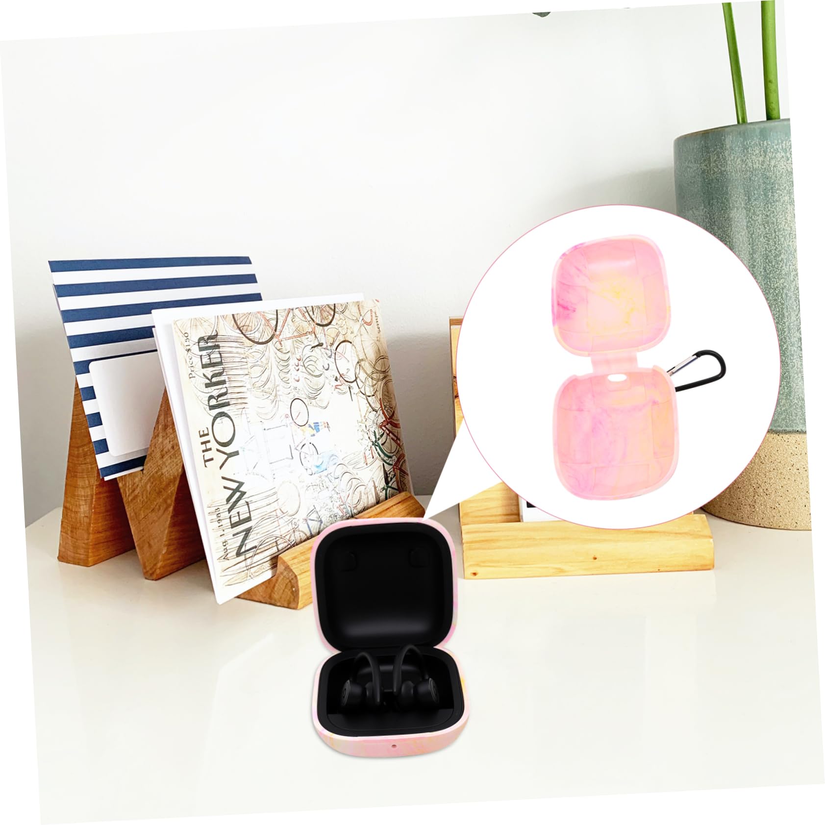 HEMOTON 1pc Silicone Hard Case for Earphones/Headphones - Durable Travel Carrying Cover for AirPods, Earbuds & Wireless Headphones (Perfect for Gym, Travel & Daily Protection)