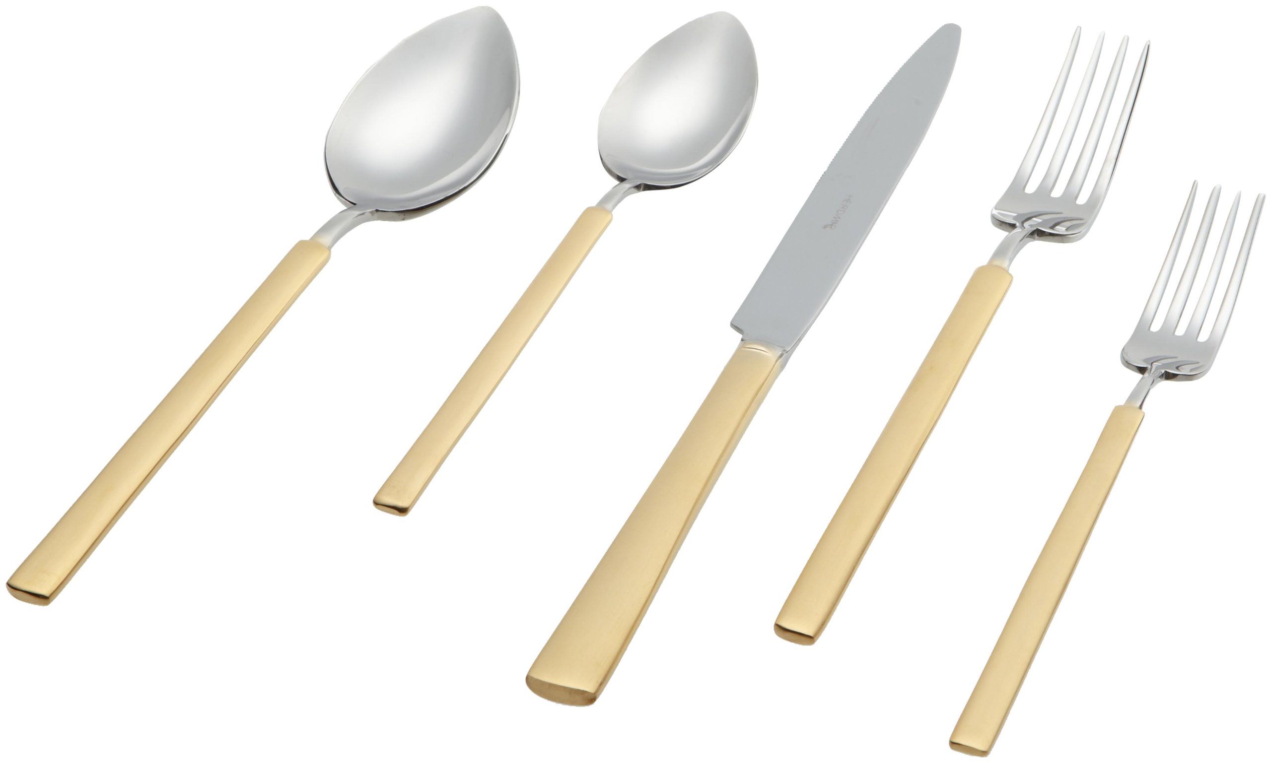 Vintage 18/10 Stainless Steel 5-Piece Flatware Set - Elegant Tableware for Fine Dining, Wedding Gifts & Formal Occasions