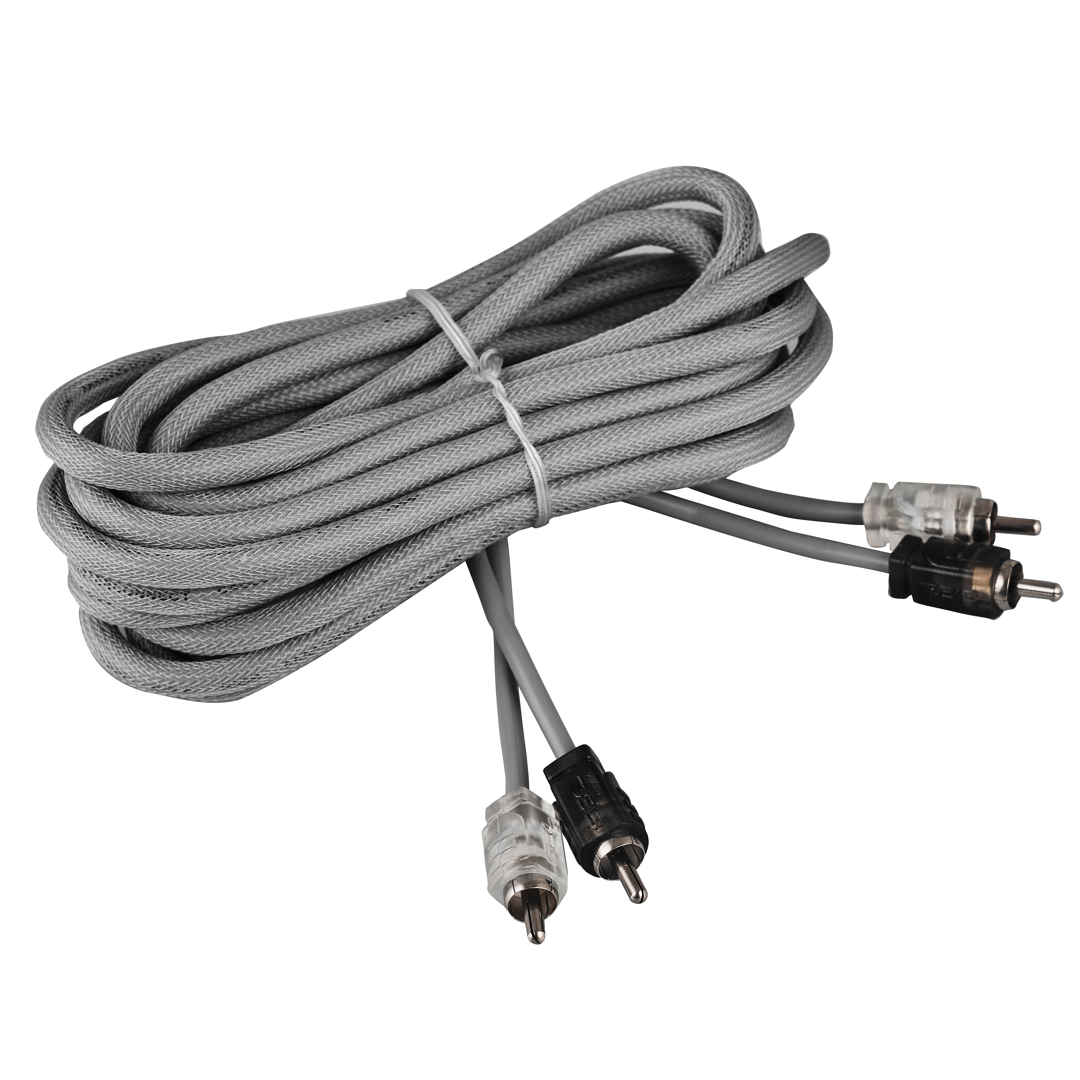 Premium RCA Audio Cable - 12 Feet Level 2 100% Oxygen-Free Copper (OFC) with Silver Plated Connectors - Perfect for Home Theater, Stereo Systems & Professional Audio Setups