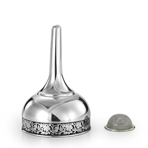 Royal Selangor Handcrafted Pewter Wine Funnel - William Morris Collection - Elegant Wine Decanter Accessory for Home Entertaining & Gift Giving